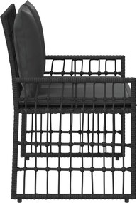 vidaXL Εξωτερικός πάγκος 2 -Seater 116 x 55 x 82 εκ