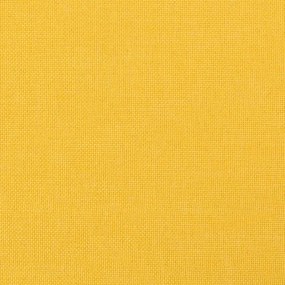 Μαξιλάρια Διακοσμητικά 2 τεμ. Αν. Κίτρινο Ø15x50 εκ. Υφασμάτινα - Κίτρινο