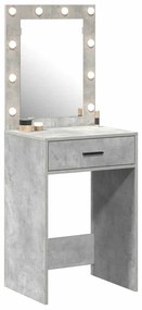 vidaXL Κομοδίνο Γκρι σκυροδέματος 50 x 41 x 135 εκ Επεξεργασμένο ξύλο