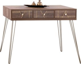 ΚΟΝΣΟΛΑ KAITLYN HM8653 ΚΑΡΥΔΙ ΜΕ ΧΡΥΣΟ 120x55x79,5Y εκ.