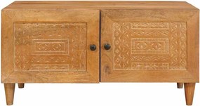 vidaXL Τραπεζάκι σαλονιού Ανοιχτό καφέ 80 x 50 x 40 cm