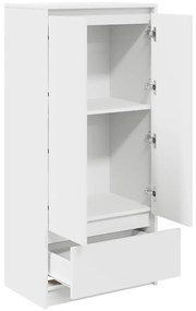 vidaXL Ντουλάπι με συρτάρι 55,5x34x119,5 cm Ξύλινο μηχανουργικό ξύλο