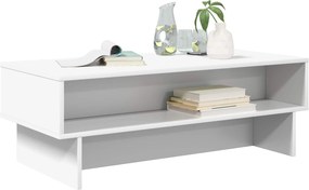 vidaXL Τραπεζάκι σαλονιού Λευκό 100 x 46 x 35 εκ. Επεξεργασμένο Ξύλο