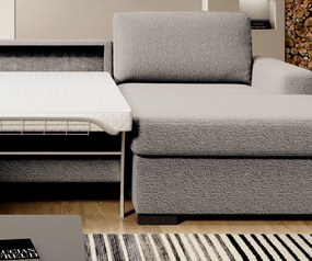 Γωνιακός καναπές Orchid-Ekrou-Αριστερή