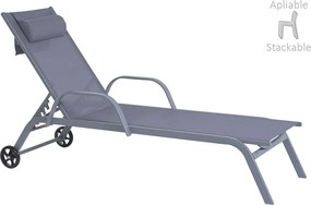 Solseng Home ESPRIT Ανοιχτό Γκρι 199 X 63 X 101 CM