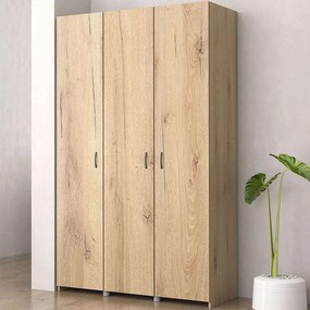 Ντουλάπα Τρίφυλλη 120x50x180cm Honey Three Door