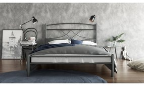 Μεταλλικό Κρεβάτι Emma Μονό 90x200 - Chic Strom - Ελληνικής Κατασκευής