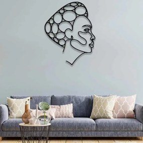 Intra απο ξύλο plywood 3mm-4mm πάχος – ξύλο καλλιτεχνικής διακόσμησης τοίχου από μεταλλικό τοίχο Αφρικανής Γυναίκας 25x30 cm INTRAVECTRY-MY557229