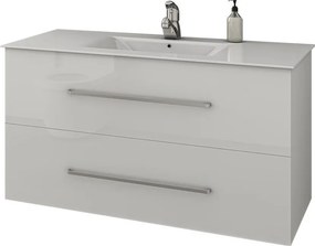 Drop Torino 90 White Gloss - Βάση Επίπλου Με Νιπτήρα (91x46)