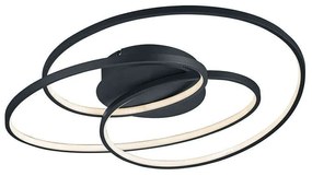 Φωτιστικό Οροφής - Πλαφονιέρα Led Gale 673916032 60x43cm Black Trio Lighting Metal