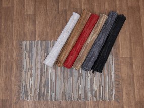 Δερμάτινο Ταπέτο 60x90 2 Γκρι