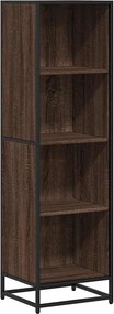 vidaXL Βιβλιοθήκη Καφέ Δρυς 40x35x139 εκ. από Επεξεργασμένο Ξύλο