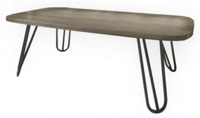 SARFURNITURE Τραπεζάκι σαλονιού  Κίσσαβος  σταχτί SAR-112165