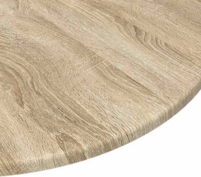 vidaXL Καπάκι τραπεζιού Sonoma Δρυς 60 x 60 x 1,5 cm