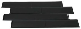 vidaXL Πλακάκι Subway 20 pcs Μαύρο 29 x 21 εκ Πολυουρεθάνη και PET