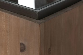 Έπιπλο Εισόδου Home ESPRIT Καφέ Μαύρο 122 x 30 x 80 cm