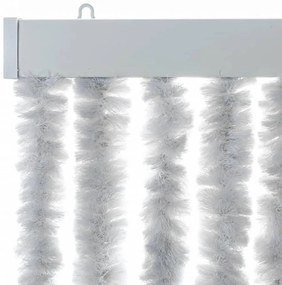 vidaXL Σήτα Εντόμων Γκρι 100 x 220 εκ. από Σενίλ