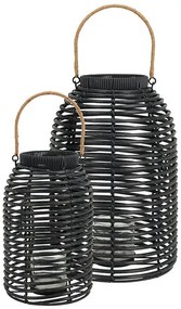 Σετ Διακοσμητικά Φανάρια με χερούλι και διαστάσεις 24x39cm και 30x46cm - 2 τεμάχια