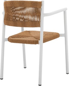 ΠΟΛΥΘΡΟΝΑ ΑΛΟΥΜΙΝΙΟΥ ΛΕΥΚΗ ΜΕ ΣΧΟΙΝΙ PE ΜΠΕΖ  HM5786.01 55,5x50x77,5 εκ.