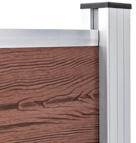 vidaXL Πάνελ Περίφραξης Καφέ 699 x 106 εκ. από WPC