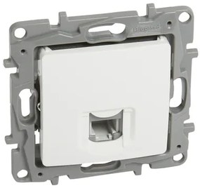LEGRAND πρίζα RJ11 764569, λευκή