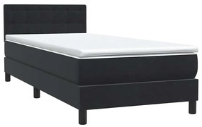 BOX SPRING ΚΡΕΒΑΤΙ ΜΕ ΣΤΡΩΜΑ ΜΑΥΡΟ 80X210 ΕΚ. ΒΕΛΟΥΔΙΝΟ 3317243