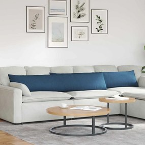 vidaXL Μαξιλάρι Καναπέ 2 pcs Μπλε 200 x 40 εκ. ύφασμα