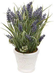 Τεχνητό Φυτό Σε Γλάστρα (Φ22x35) A-S Lavender 214054