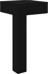 vidaXL Στηρίγματα 2 τεμ. Μαύρο 57 x 57 x 100 mm Σίδερο
