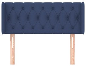 vidaXL Κεφαλάρι με Πτερύγια Μπλε 103x16x78/88 εκ. Υφασμάτινο