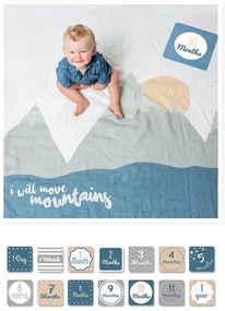 Σεντόνι Φωτογράφισης Μωρού + Κάρτες Lulujo Will Move Mountains LJ582