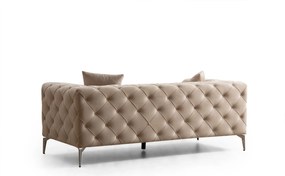 Διθέσιος Καναπές Εκρού COMO 90x197x73