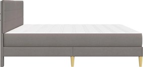 vidaXL Σκελετός Κρεβατιού Taupe 180 x 200 cm Πολυεστέρας
