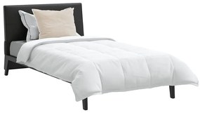 vidaXL Κουβέρτα 2 σε 1 με μαξιλάρι 2 pcs Λευκό Φτέρος