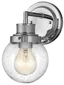 Απλίκα Φωτιστικό Μπάνιου 1xE27 IP44 Poppy Quintiesse Elstead Lighting QN-POPPY1-PC-BATH Χρώμιο