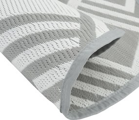 vidaXL Χαλί εξωτερικού χώρου ARAKIL γκρι Ø160 cm PP