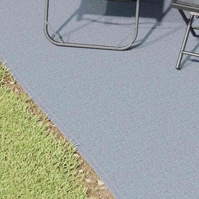 vidaXL Χαλκάκι Σκηνής Μπλε και Γκρι 500 x 250 cm Πολυαιθυλένιο