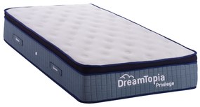 ΣΤΡΩΜΑ DREAMTOPIA, σειρά PRIVILEGE HM660.90-200 POCKET SPRING ΜΕ ΑΝΩΣΤΡΩΜΑ 90X200x29Υεκ.