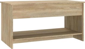 vidaXL Τραπεζάκι Σαλονιού Sonoma Δρυς 102x50x52,5 εκ. Επεξεργ. Ξύλο
