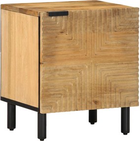 vidaXL Κομοδίνα 2 τεμάχια καφέ 40x33x46 cm από μασίφ ξύλο Mango