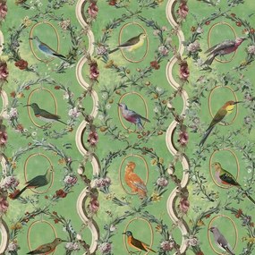 Ταπετσαρία Countesse’s Aviarium Mint WP20426 Green-Brown-Taupe MindTheGap 52x300cm