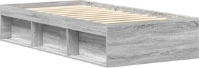 vidaXL Πλαίσιο Κρεβατιού Γκρι Sonoma 90x200 εκ.