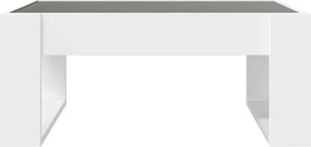 vidaXL Τραπεζάκι Σαλονιού Infinity LED Λευκό 70x53x30 εκ.