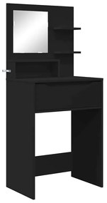 vidaXL Τραπέζια Ντυσίματος Κρεβατοκάμαρας Μαύρο 80 x 39,6 x 135 εκ