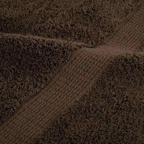 vidaXL Πετσέτα Επισκεπτών SOLUND Καφέ Βαμβάκι