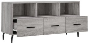 vidaXL Έπιπλο Τηλεόρασης Γκρι Sonoma 102 x 36 x 50 εκ. Επεξεργ. Ξύλο