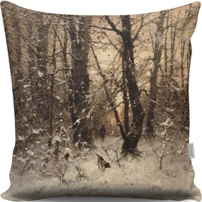 Μαξιλάρι Διακοσμητικό (Με Γέμιση) A13060 Beige Aberto Design 43X43 Cotton-Polyester
