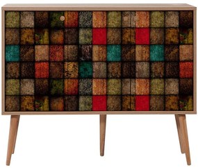 Μπουφές Mega 863SPH3423 120x36x90cm Multi Μοριοσανίδα,Ξύλο