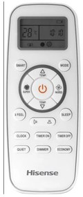 Κλιματιστικό Inverter Hisense Easy Smart CA50XS1A, 18000 BTU, 35 m2, A++, Αθόρυβη λειτουργία, FreezeProtect έως -15°C, Λευκό