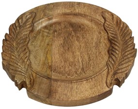 Δίσκος ArteLibre Ξύλο Καφέ 30x30x2.5cm-05153508